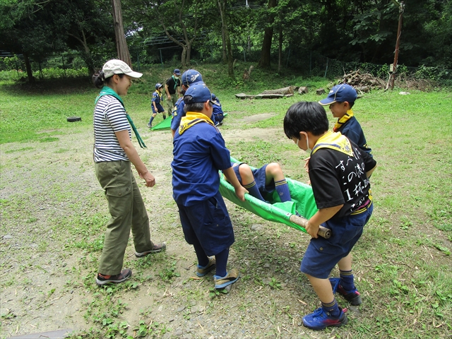 日野2団カブ隊の活動写真その27