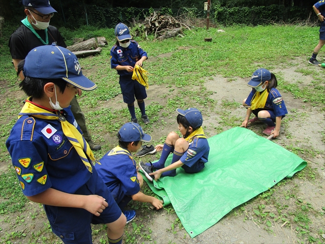 日野2団カブ隊の活動写真その28