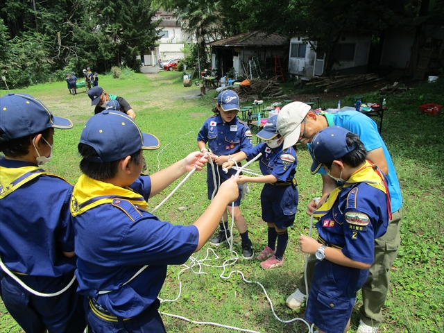 日野2団カブ隊の活動写真その30