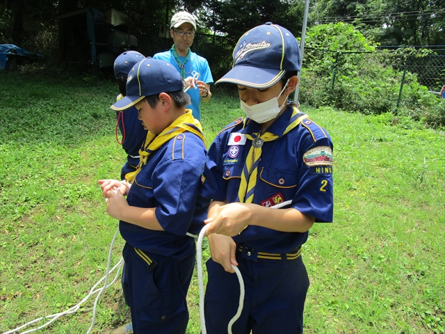 日野2団カブ隊の活動写真その33