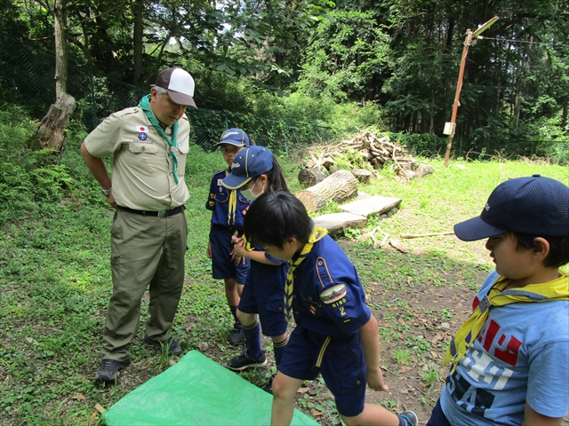 日野2団カブ隊の活動写真その34