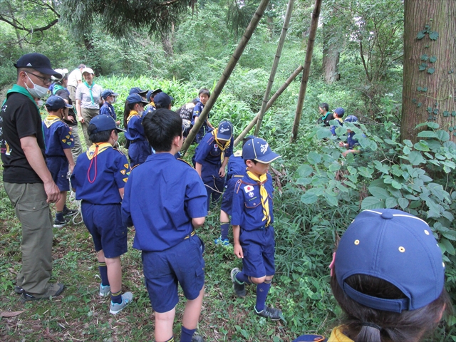 日野2団カブ隊の活動写真その38