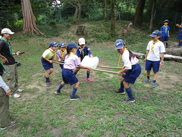 日野2団カブ隊の活動写真その27