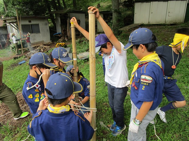 日野2団カブ隊の活動写真その22