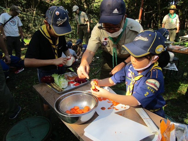 日野2団カブ隊の活動写真その13