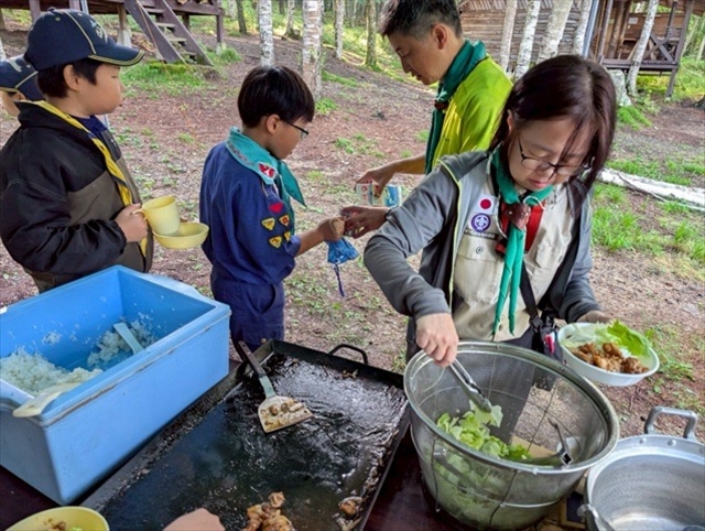 日野2団カブ隊の活動写真その1