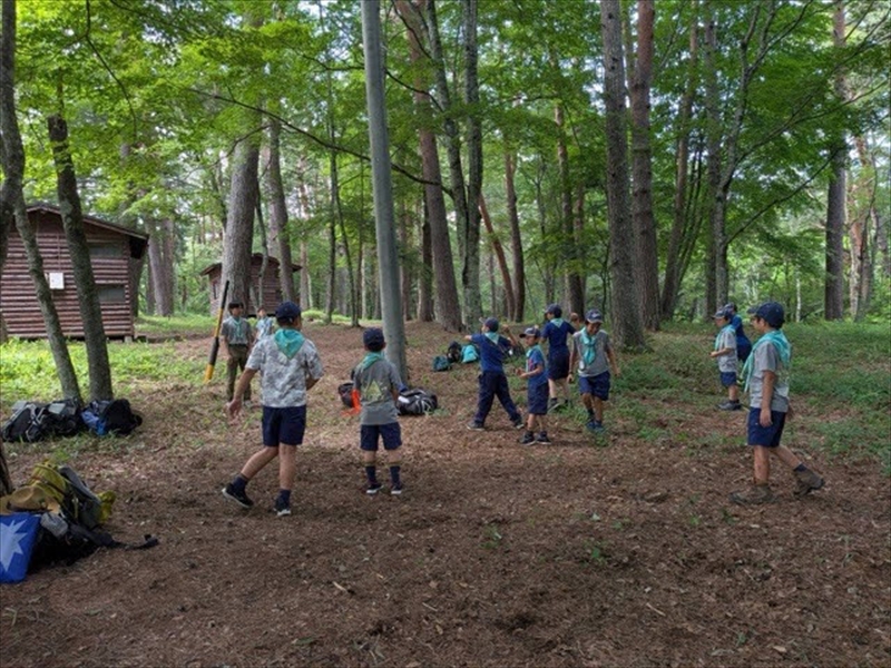 日野2団カブ隊の活動写真その17