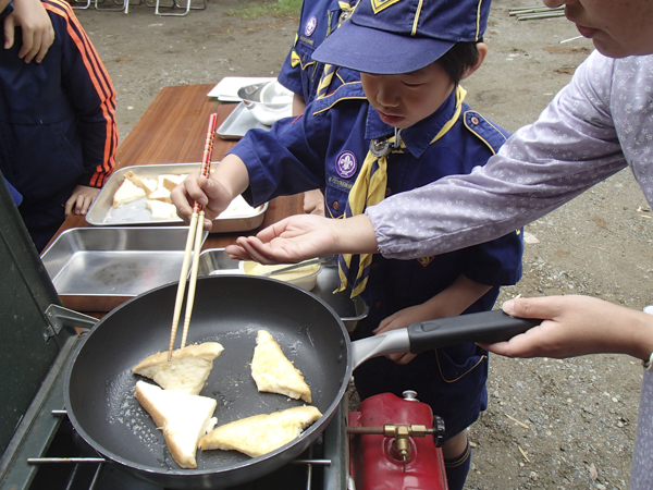 日野2団カブ隊の活動写真その57