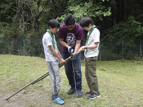 日野2団カブ隊の活動写真その61