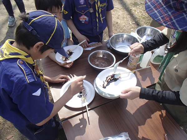 日野2団カブ隊の活動写真その46