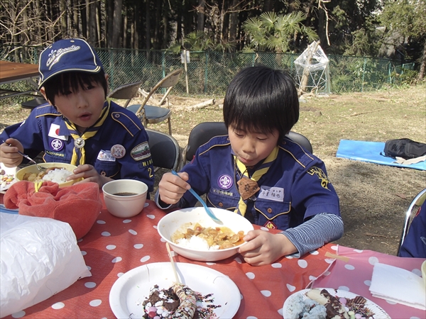 日野2団カブ隊の活動写真その76