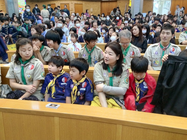 2015年2月11日　聖イグナチオ教会で合同ベーデン・パウエル祭