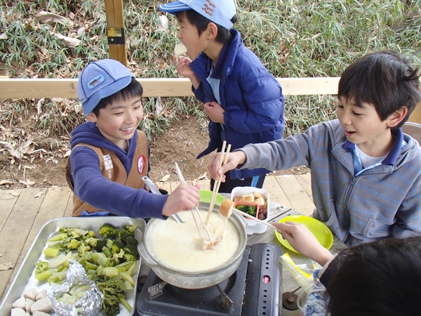 チーズフォンデュを作ろう