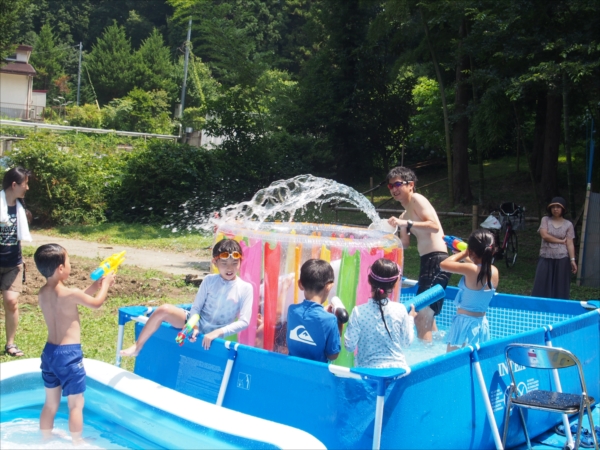 ビーバー隊水たまり