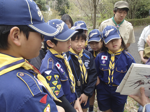 2019年4月14日　カブ隊のバードコールを作って、野鳥と話そう