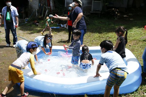 2020年7月12日　ビーバー隊の水遊び