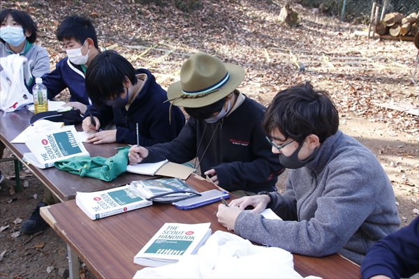 2020年12月20日　ボーイ隊の「救急法」活動