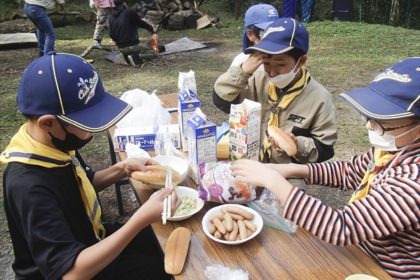 2022年10月30日　カブ隊の秋キャンプ２日目