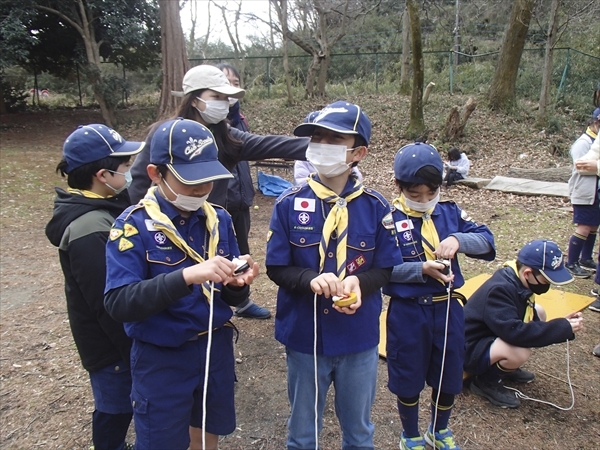 2023年1月22日　カブ隊の鏡開き