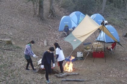 2023年3月11日　ボーイ隊のキャンプの様子