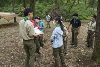 2023年5月21日　ボーイ隊の救急法とロープワーク