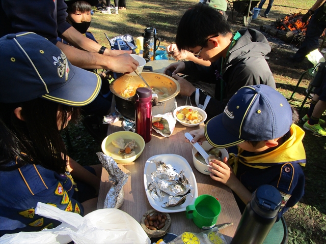 2024年11月17日　カブ隊の収穫祭！感謝を忘れず