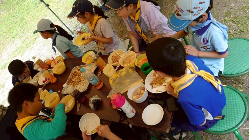 2025年6月7日　カブ隊の仮キャンプ２日目