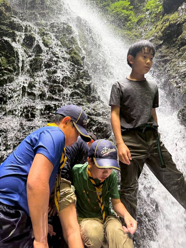 2025年7月6日　カブ隊のハイキングに同行してきました。