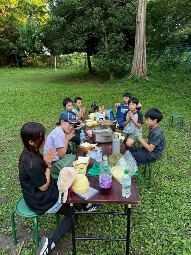 2025年6月29日　ボーイ隊の班キャンプ