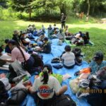 2025年7月13日　カブ隊の暑いキャンプ準備、夏キャンプの荷物点検（パッキング練習）