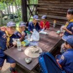 2025年7月25日　カブ隊の瑞牆山での夏キャンプ１日目