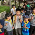 2025年7月27日　カブ隊の瑞牆山での夏キャンプ３日目
