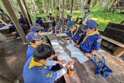 2025年7月28日　カブ隊の瑞牆山での夏キャンプ４日目