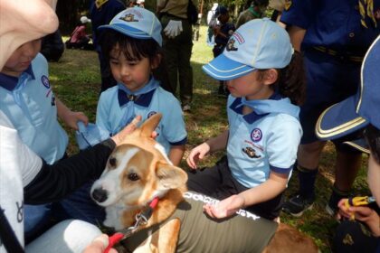 2026年4月19日　ビーバー隊とカブ隊の凄腕の犬使い!!参上!!