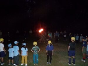 2024年8月24日　日野第2団キャンプファイヤー